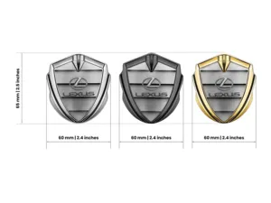 Lexus 3d Emblema Badge Finitura Lussuosa Lega 3D Fine